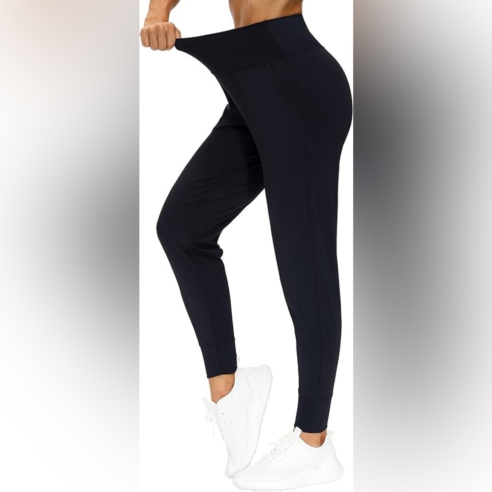 Women’s Black Jogger Pants NWT - Picture 2 of 4